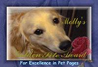Molly's Golden Site Award