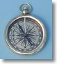 Stanley London Solid Brass Open Faced Pocket Watch Style Compass