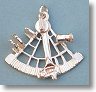 Sterling Silver Sextant Pendant